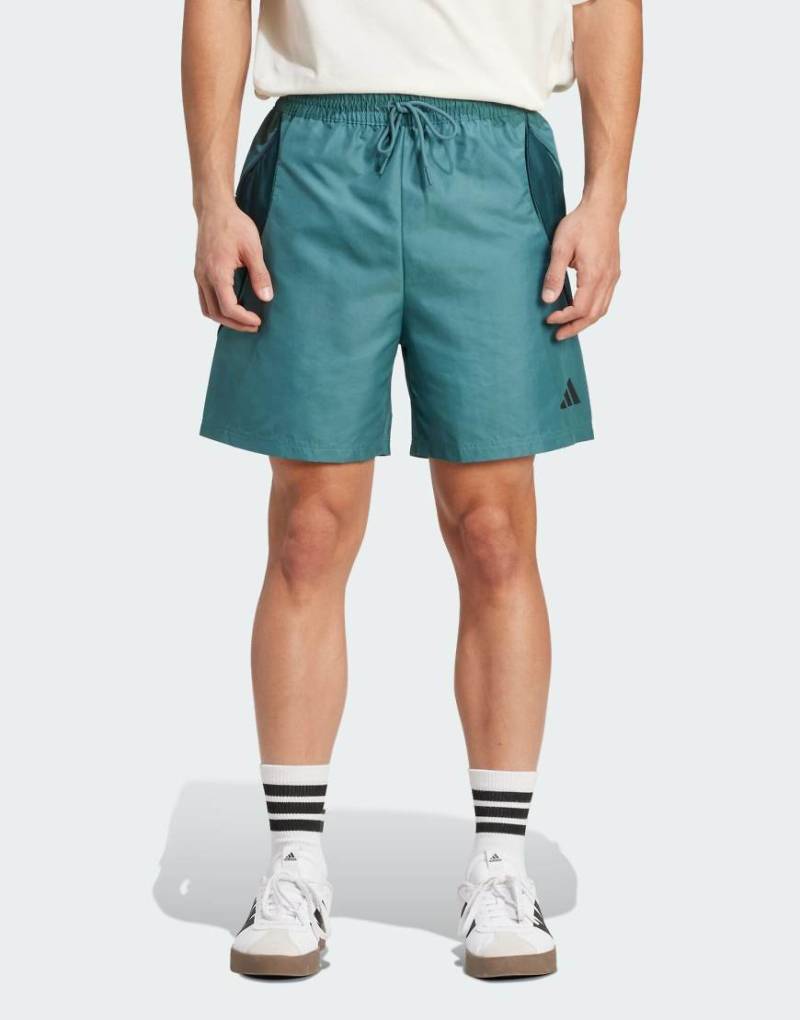 adidas Performance - Stadium - Shorts in Preloved Teal/Aurora Ivy-Blau von adidas performance