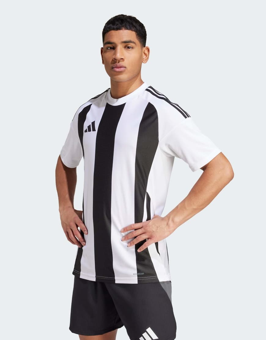 adidas Performance - Striped 24 - Trikot in Weiß / Schwarz von adidas performance