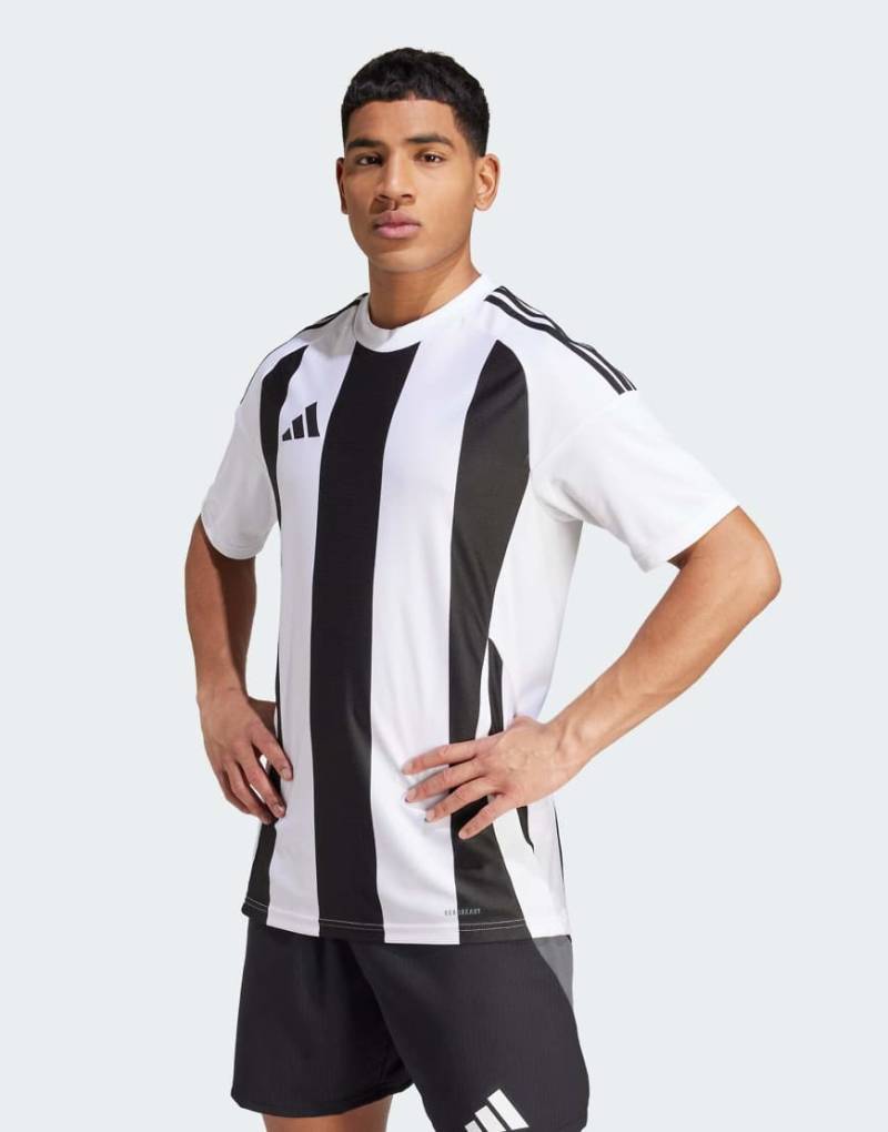adidas Performance - Striped 24 - Trikot in Weiß / Schwarz von adidas performance