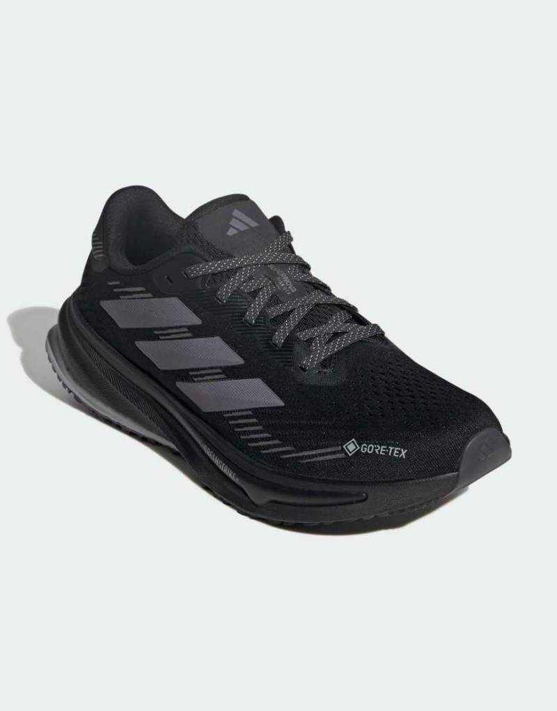 adidas Performance - Supernova Rise GTX - Laufschuhe in Core Black / Preloved Violet-Schwarz von adidas performance