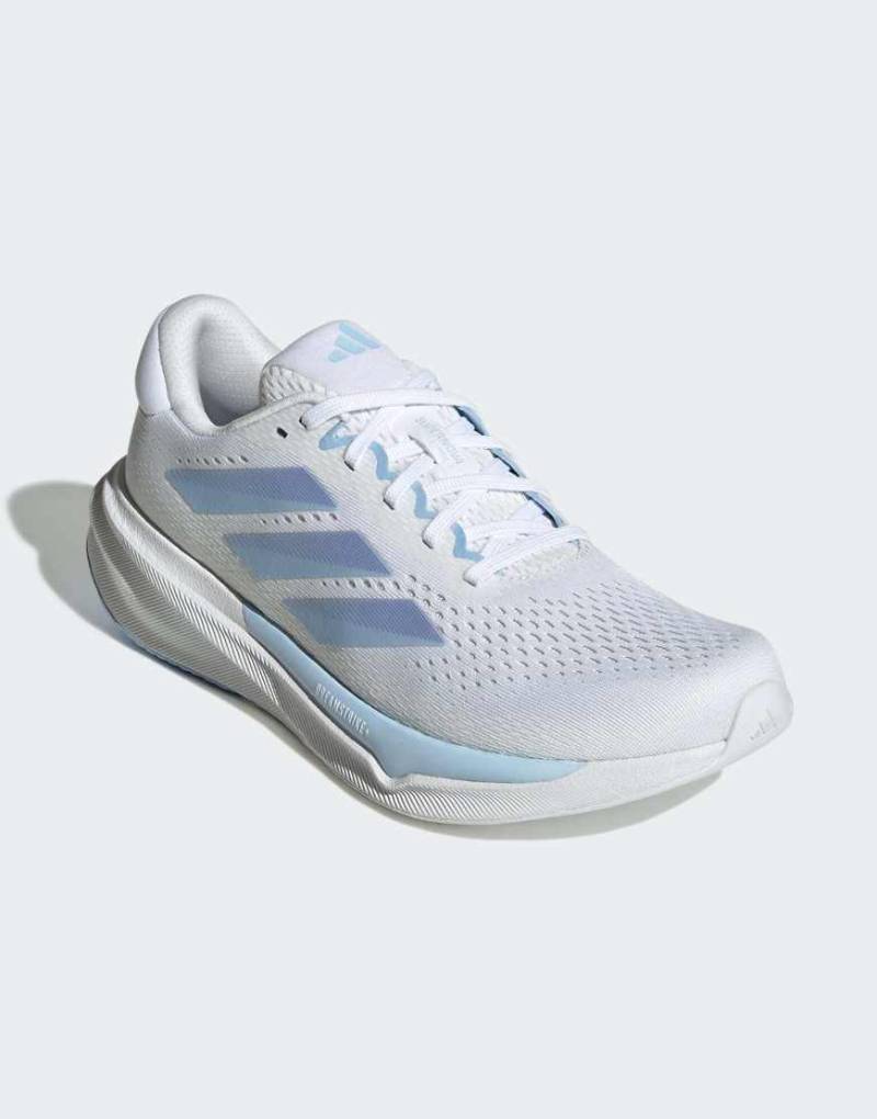 adidas Performance - Supernova Stride 2.0 - Laufschuhe in Wolkenweiß / Glow Blue / Grau von adidas performance