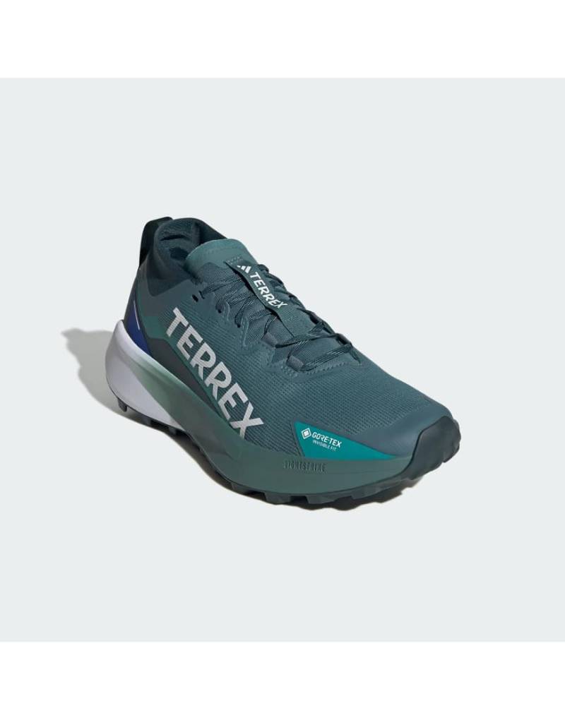 adidas Performance - TERREX Agravic GTX - Trailrunning-Schuhe in Preloved Teal/Wolkenweiß/-Blau von adidas performance