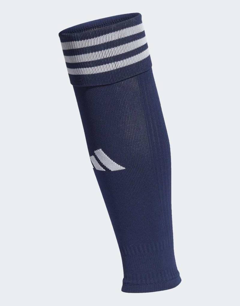 adidas Performance - Team - Bein-Sleeves in Team Marineblau Blue und Weiß von adidas performance