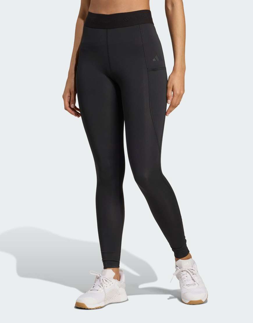 adidas Performance - Techfit cold. rdy - Leggings in Schwarz von adidas performance