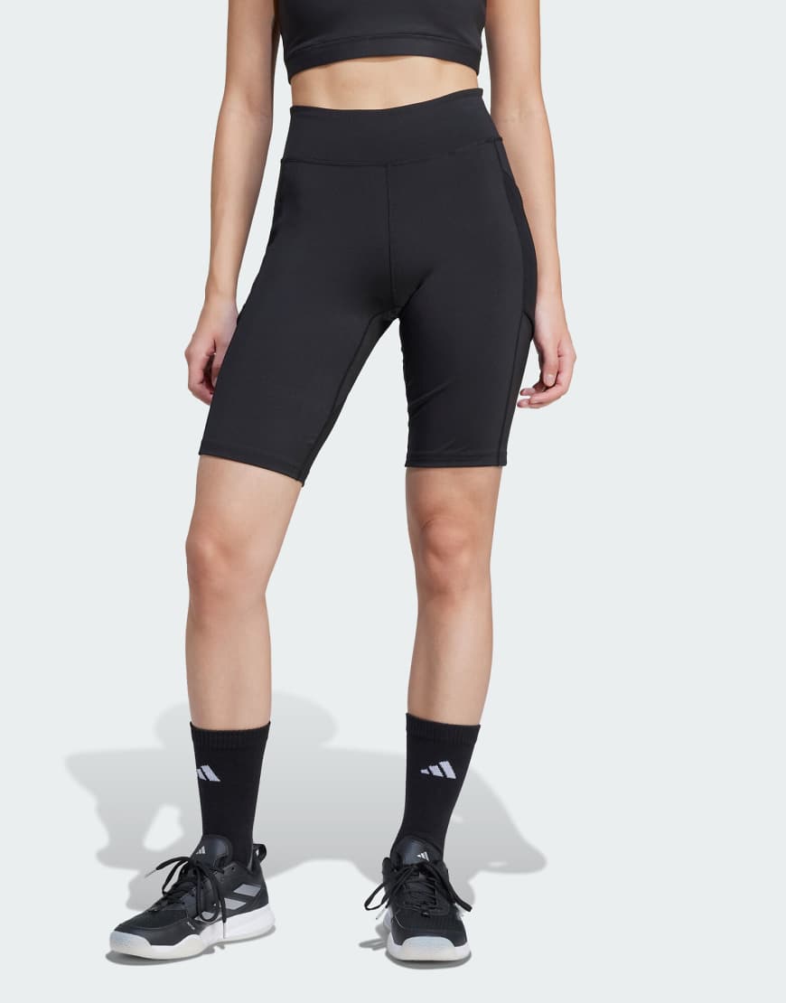adidas Performance - Tennis Climacool Match - Kurze Leggings in Schwarz von adidas performance