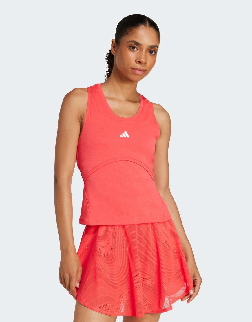 adidas Performance - Tennis Pro Climacool+ Freelift - Y-Tanktop in Semi Lucid Red-Rot adidas Performance - Tennis Pro Climacool+ Freelift - Y-Tanktop in Semi Lucid Red-Rot von adidas performance