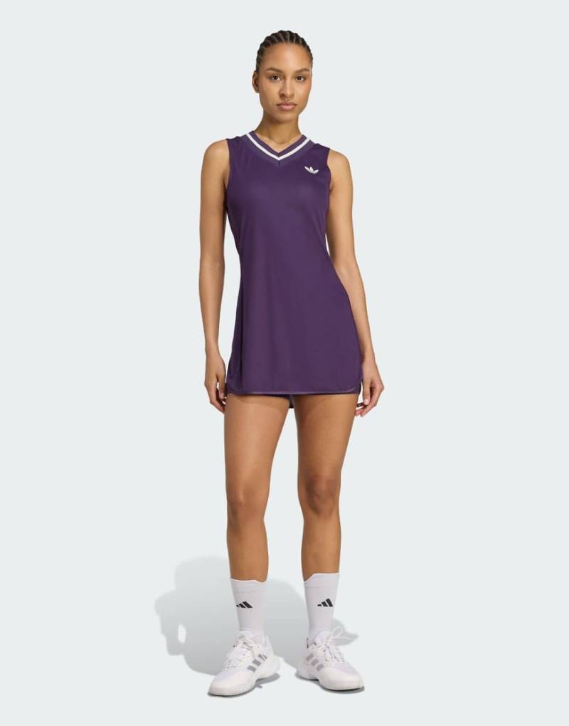 adidas Performance - Tennis Pro Climacool - Kleid in Aurora Plum-Lila von adidas performance