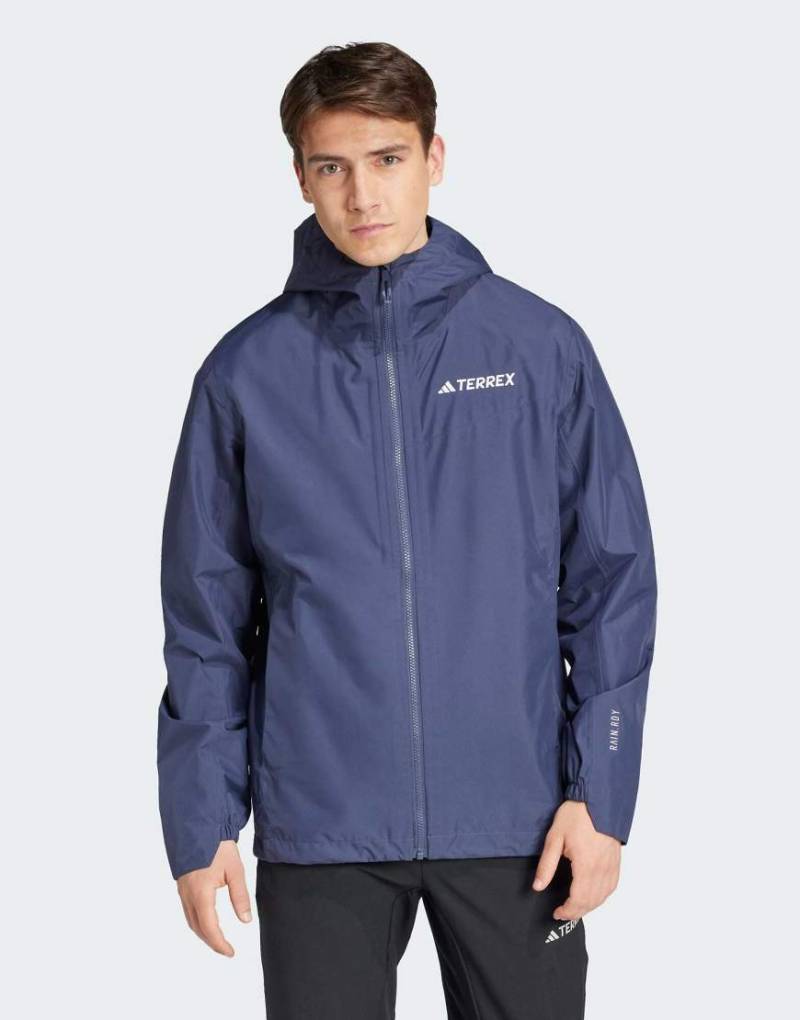 adidas Performance - Terrex Multi 2.5l Rain. RDY - Jacke in Schatten-Marineblau von adidas performance