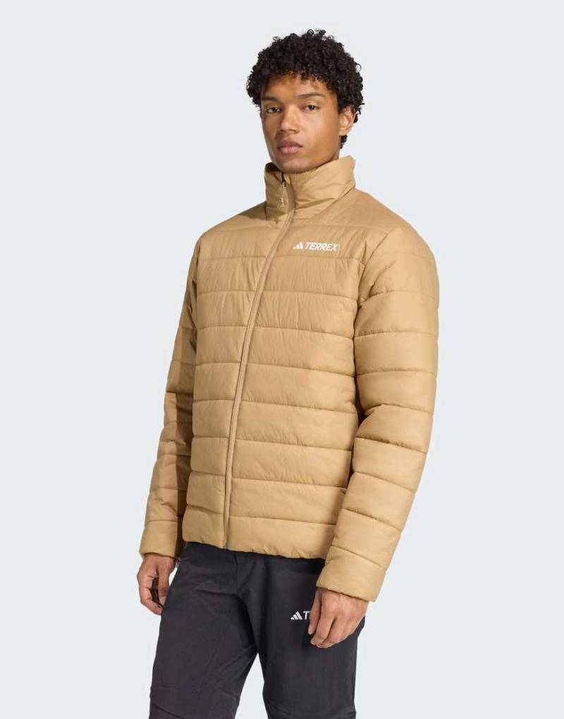 adidas Performance - Terrex Multi Essentials - Isolierte Jacke in Kartonbeige-Brown von adidas performance