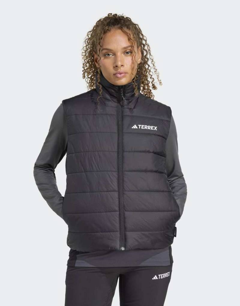 adidas Performance - Terrex Multi Essentials - Wattierte Weste in Schwarz mit Climawarm-Technologie von adidas performance