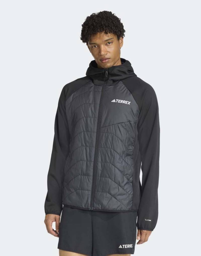 adidas Performance - Terrex Multi - Hybridjacke mit Kapuze und Climawarm-Isolierung in Schwarz von adidas performance