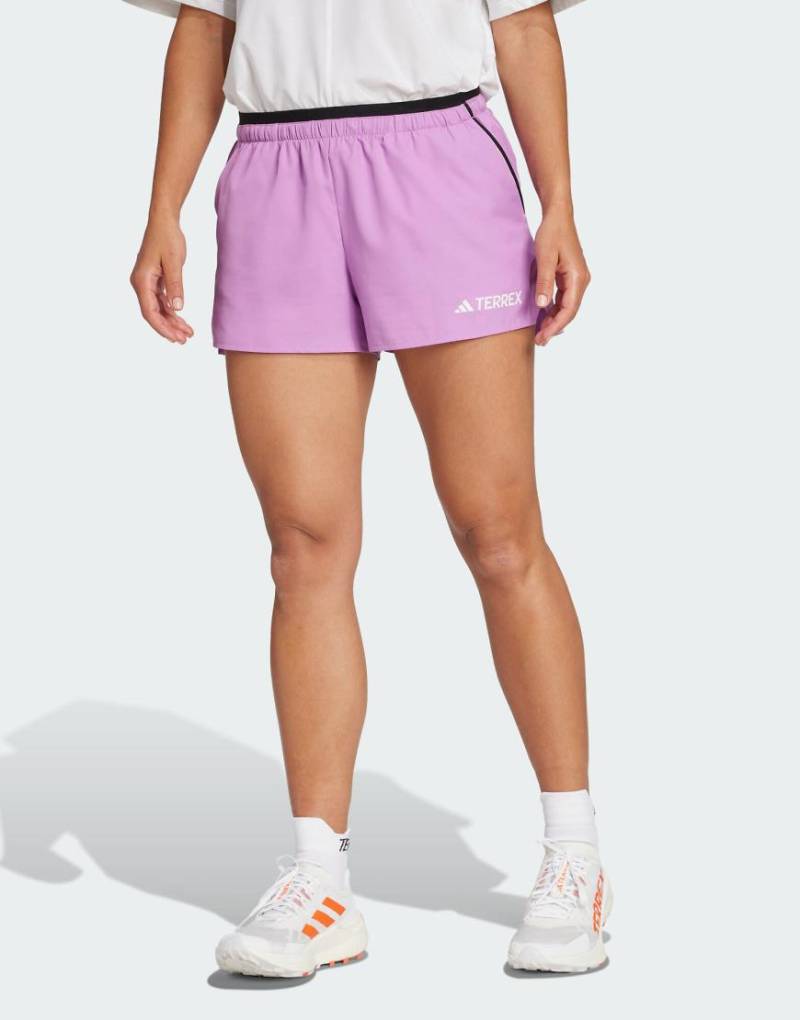 adidas Performance - Terrex Multi - Leichte Shorts in Preloved Purple-Lila von adidas performance