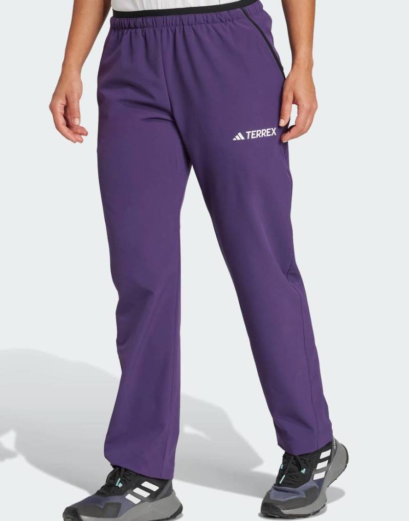 adidas Performance - Terrex Multi Liteflex - Hose in Aurora Plum-Lila von adidas performance