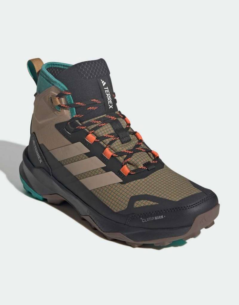 adidas Performance - Terrex Skychaser Axt5 Mid Gore-Tex Climawarm+ - Wanderschuhe in Cardboard / Blanch Cargo-Brown von adidas performance