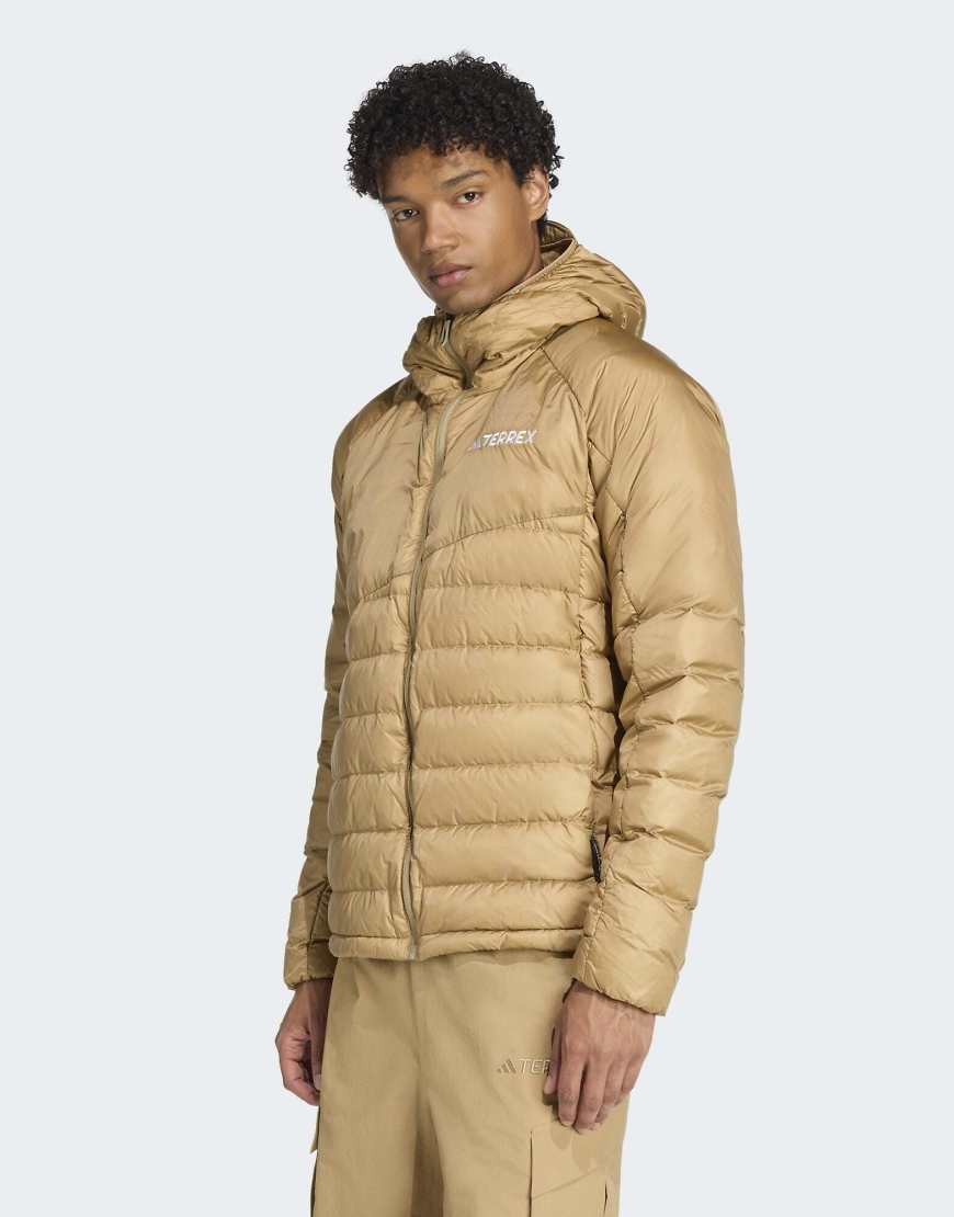 adidas Performance - Terrex Xperior Climawarm+ - Daunenjacke in Kartonbeige-Braun von adidas performance