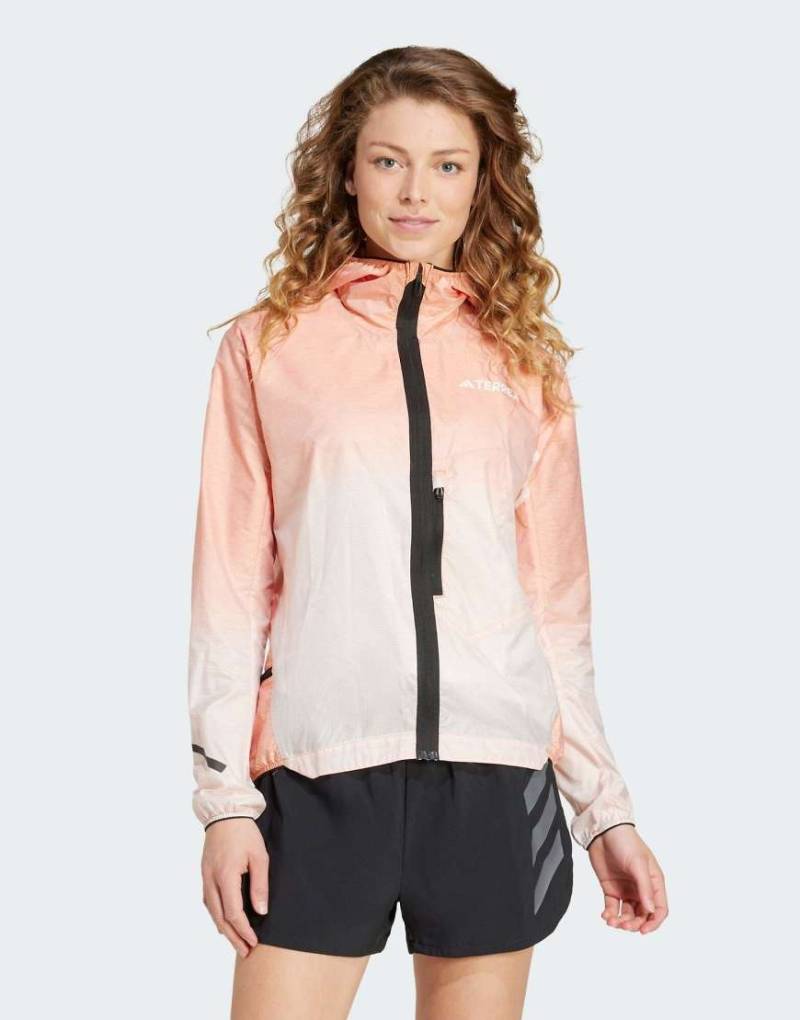 adidas Performance - Terrex Xperior Light - Jacke mit Windweave-Technologie in Semi Impact Orange von adidas performance