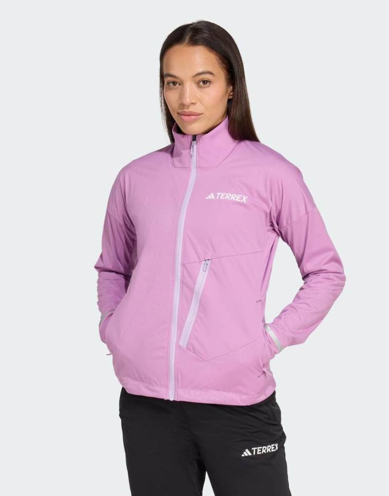 adidas Performance - Terrex Xperior - Softshell-Jacke in Preloved Purple für Skilanglauf-Lila von adidas performance