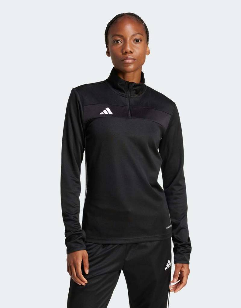 adidas Performance - Tiro 25 Essentials - Sport-Oberteil in Schwarz/Weiß von adidas performance