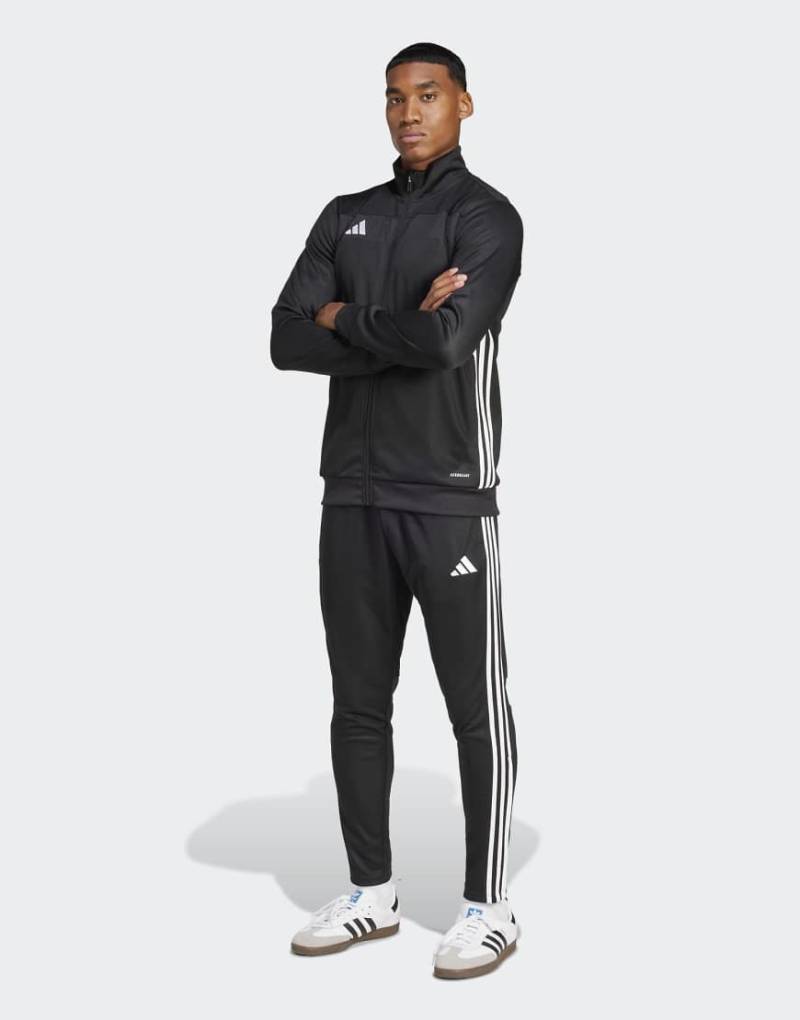 adidas Performance - Tiro 25 Essentials - Trainingsanzug in Schwarz/Weiß von adidas performance