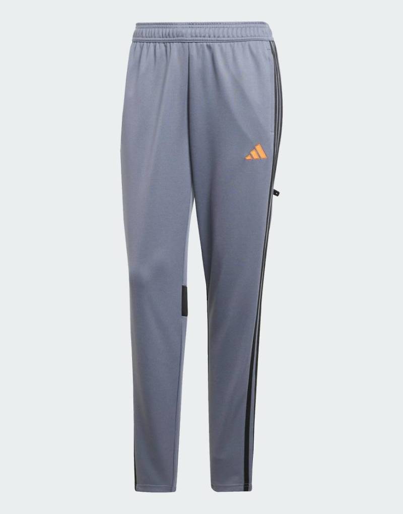 adidas Performance - Tiro 25 essentials - Trainingshose in Team Onix/Superorange-Schwarz von adidas performance