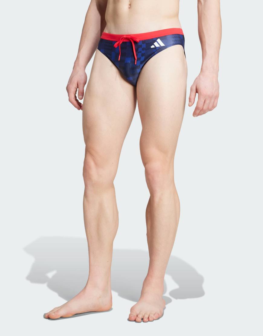 adidas Performance - Tom Daley - Badehose in Legend Ink / Pure Ruby-Marineblau von adidas performance