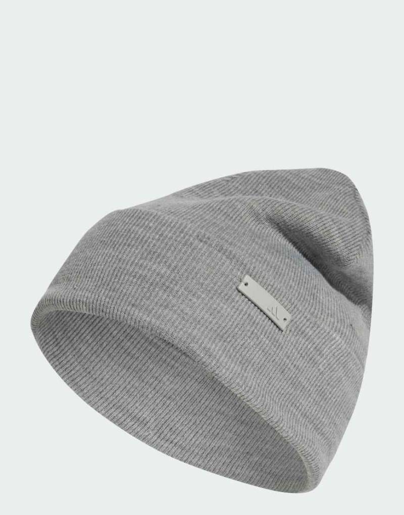 adidas Performance - Tonal - Beanie in Mittelgrau meliert von adidas performance