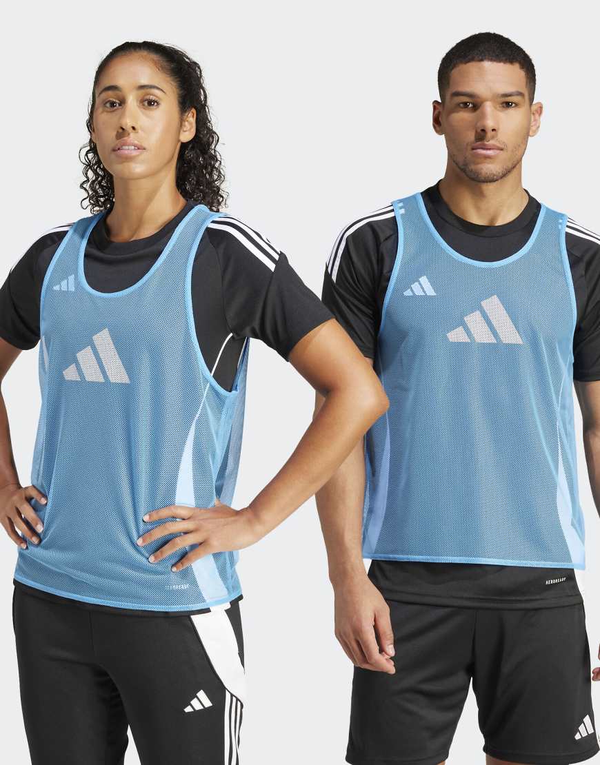 adidas Performance - Training 24 - Trägershirt in Blue Burst-Blau von adidas performance