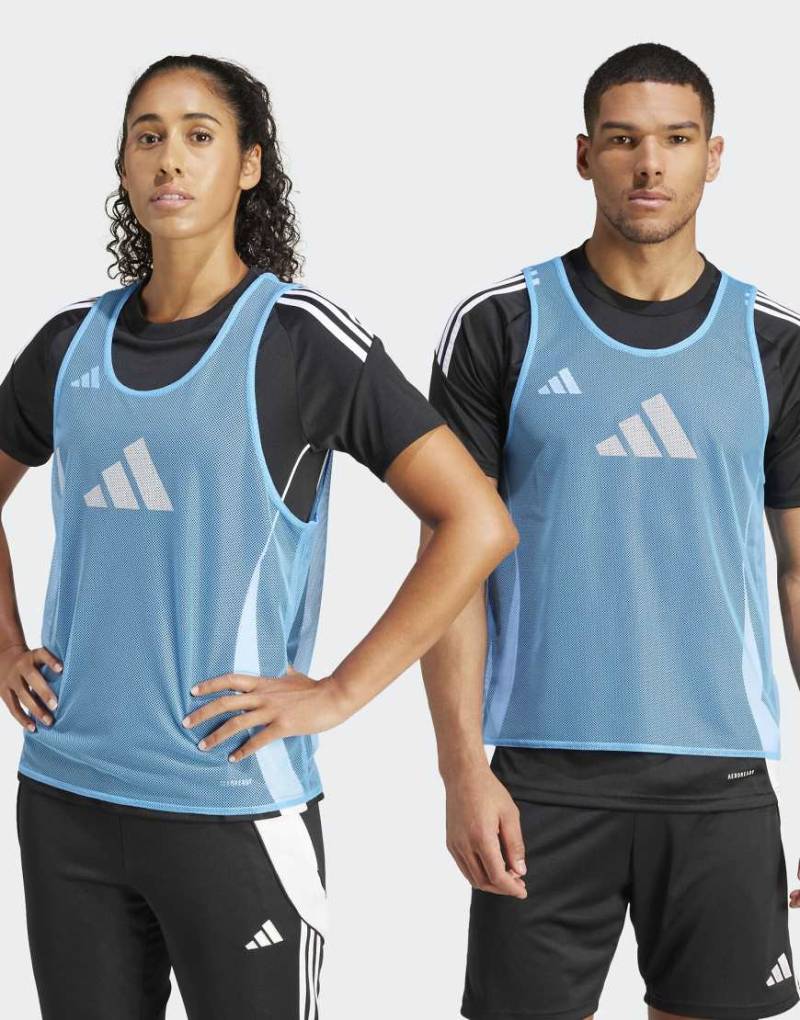 adidas Performance - Training 24 - Trägershirt in Blue Burst-Blau von adidas performance
