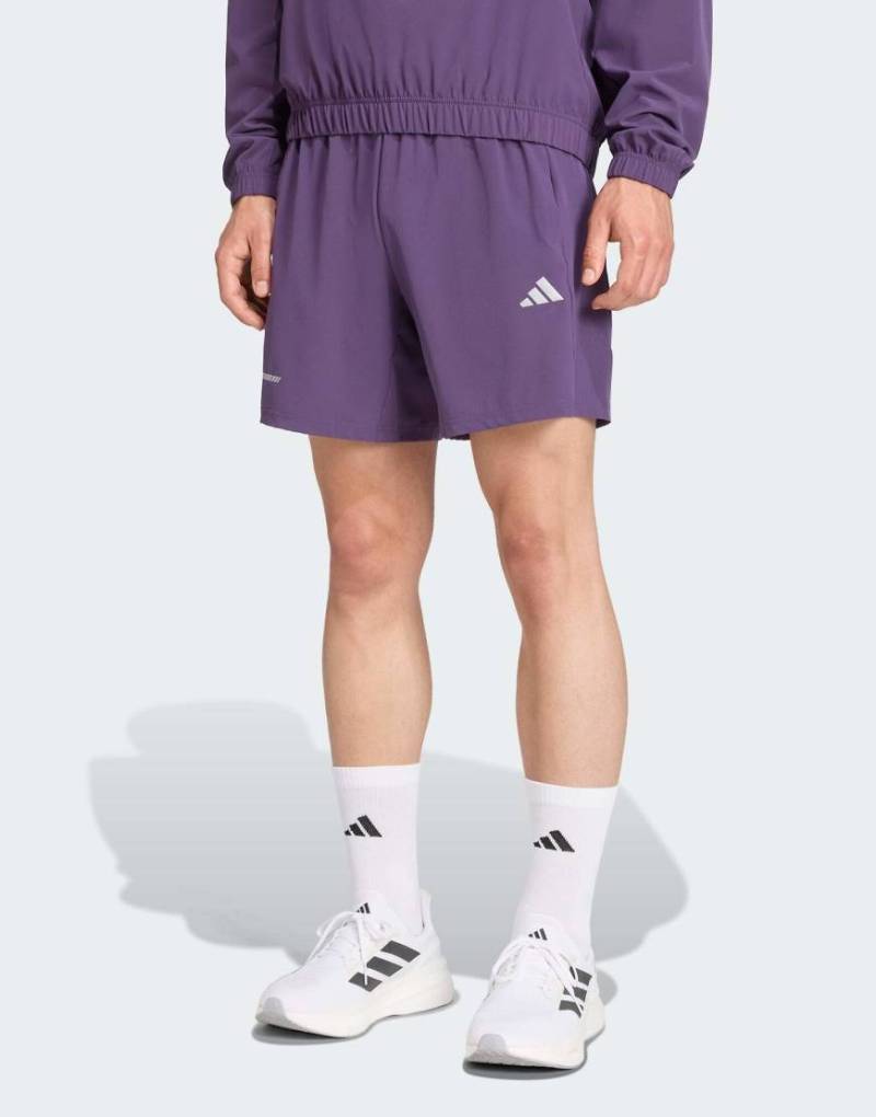adidas Performance - Training Essentials - Holiday Pack - Shorts in Aurora Plum-Lila von adidas performance