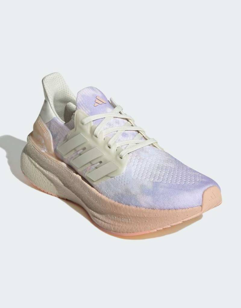adidas Performance - Ultraboost 5 - Batikschuhe in Warm Vanilla / Ivory / Purple Tint-Gelb von adidas performance