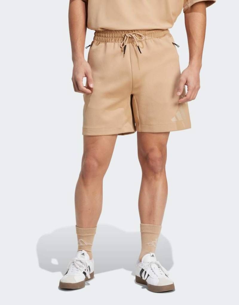 adidas Performance - Z. N.E. - Shorts in Warm Sandstone-Brown von adidas performance