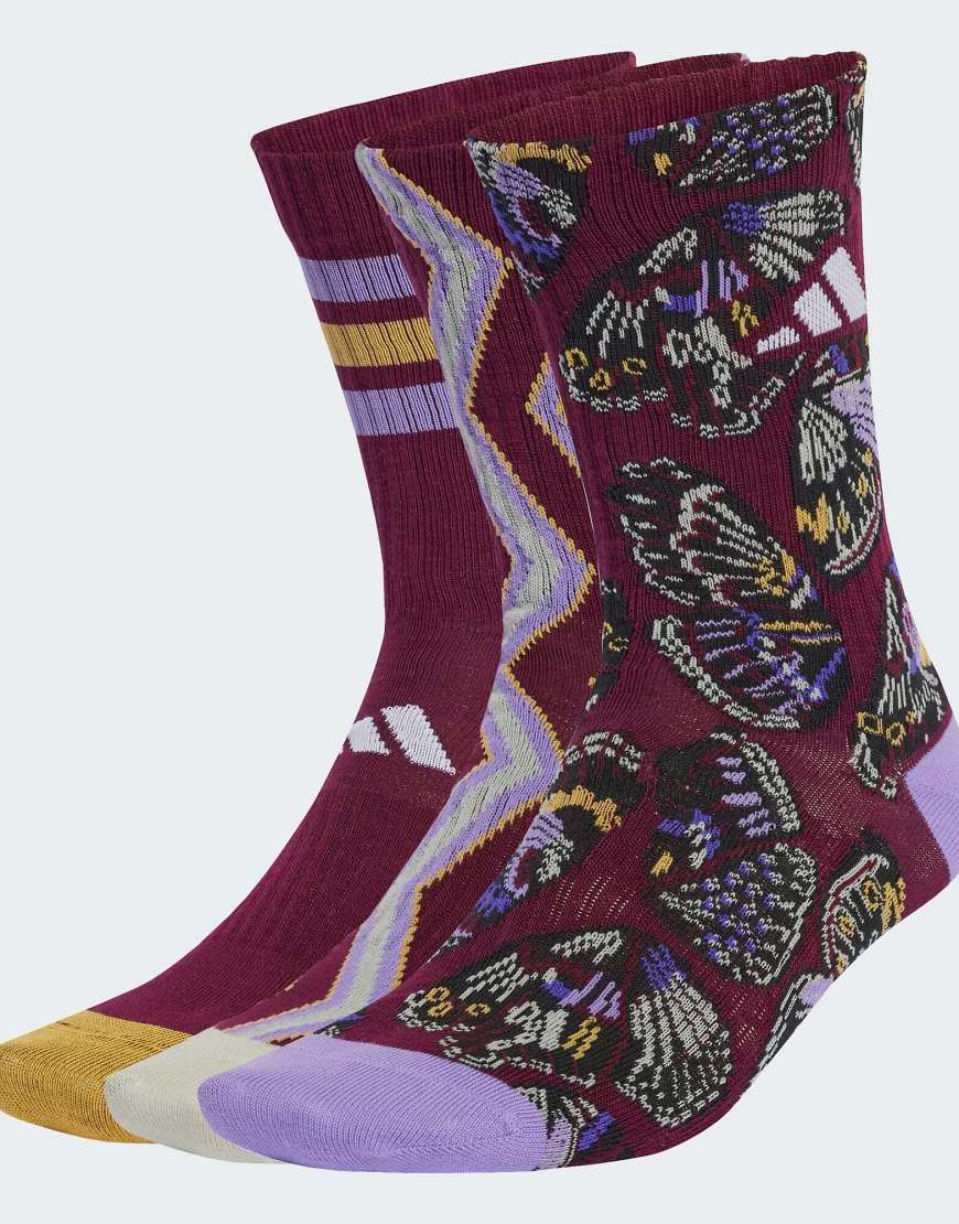 adidas Performance - adidas Farm - 3er-Pack Socken in Bunt von adidas performance