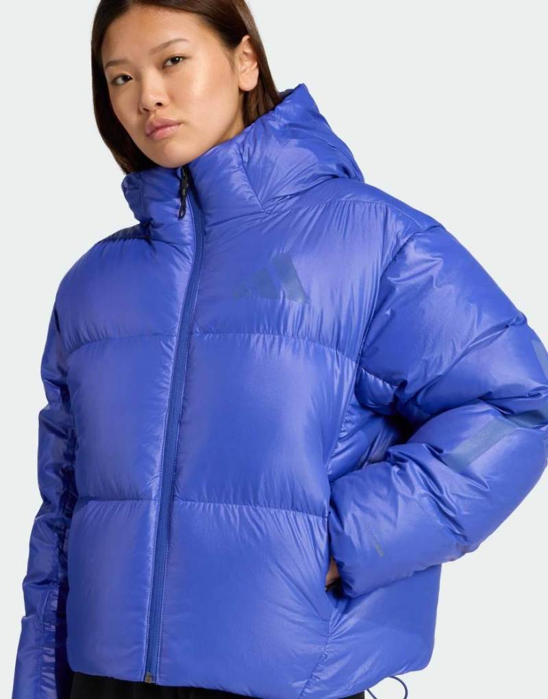 adidas Performance - adidas Z. N.E. Climawarm - Daunen-Steppjacke in Semi Lucid Blue-Blau von adidas performance