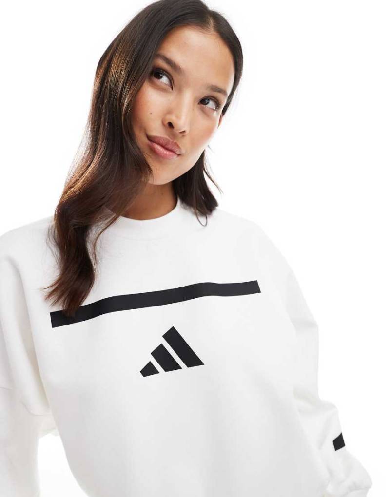 adidas Originals - Z. N.E. - Sweatshirt in Weiß von adidas performance