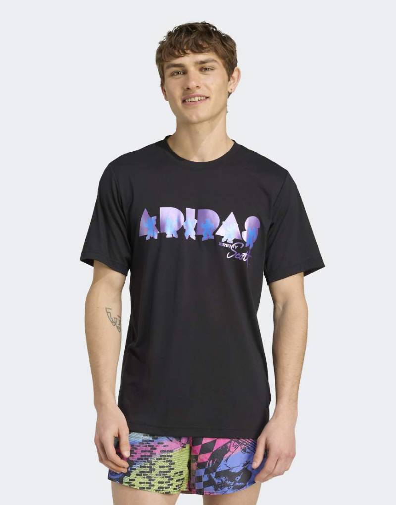 adidas Performance - adidas x Jeremy Scott - T-Shirt in Schwarz von adidas performance