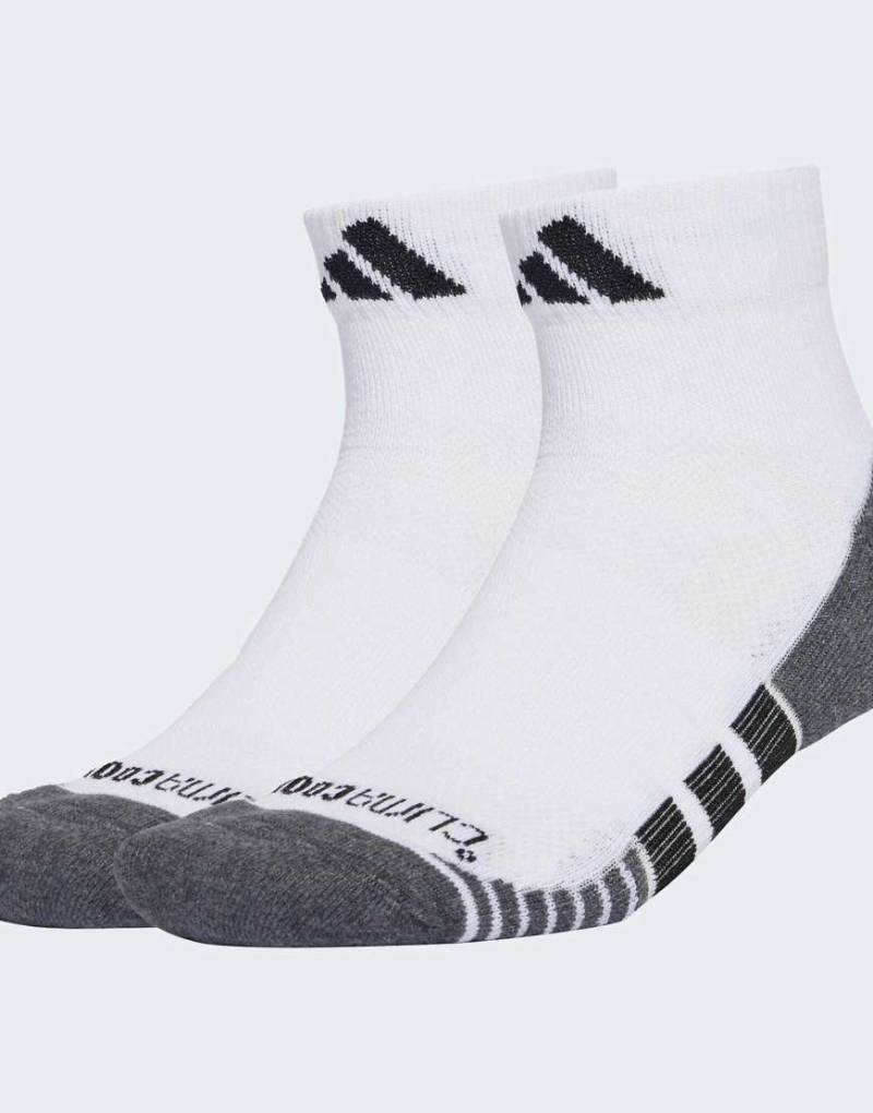 adidas Performance - climacool - 3er-Pack gepolsterte Quarter-Socken in Weiß und Schwarz adidas Performance - climacool - 3er-Pack gepolsterte Quarter-Socken in Weiß und Schwarz von adidas performance