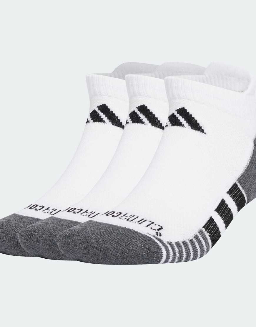 adidas Performance - climacool - 3er-Pack gepolsterte knöchelhohe Socken in Weiß und Schwarz von adidas performance