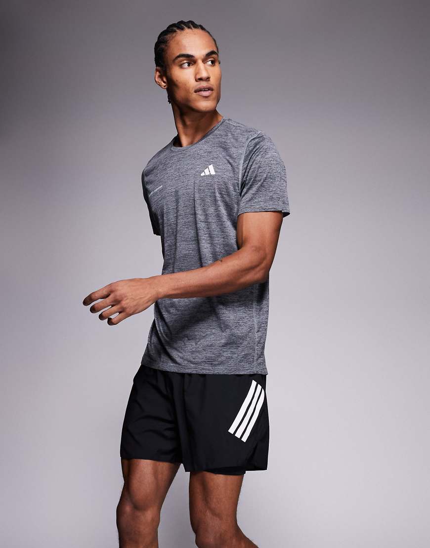 adidas Running - 365 - 2-in-1-Shorts in Schwarz von adidas performance