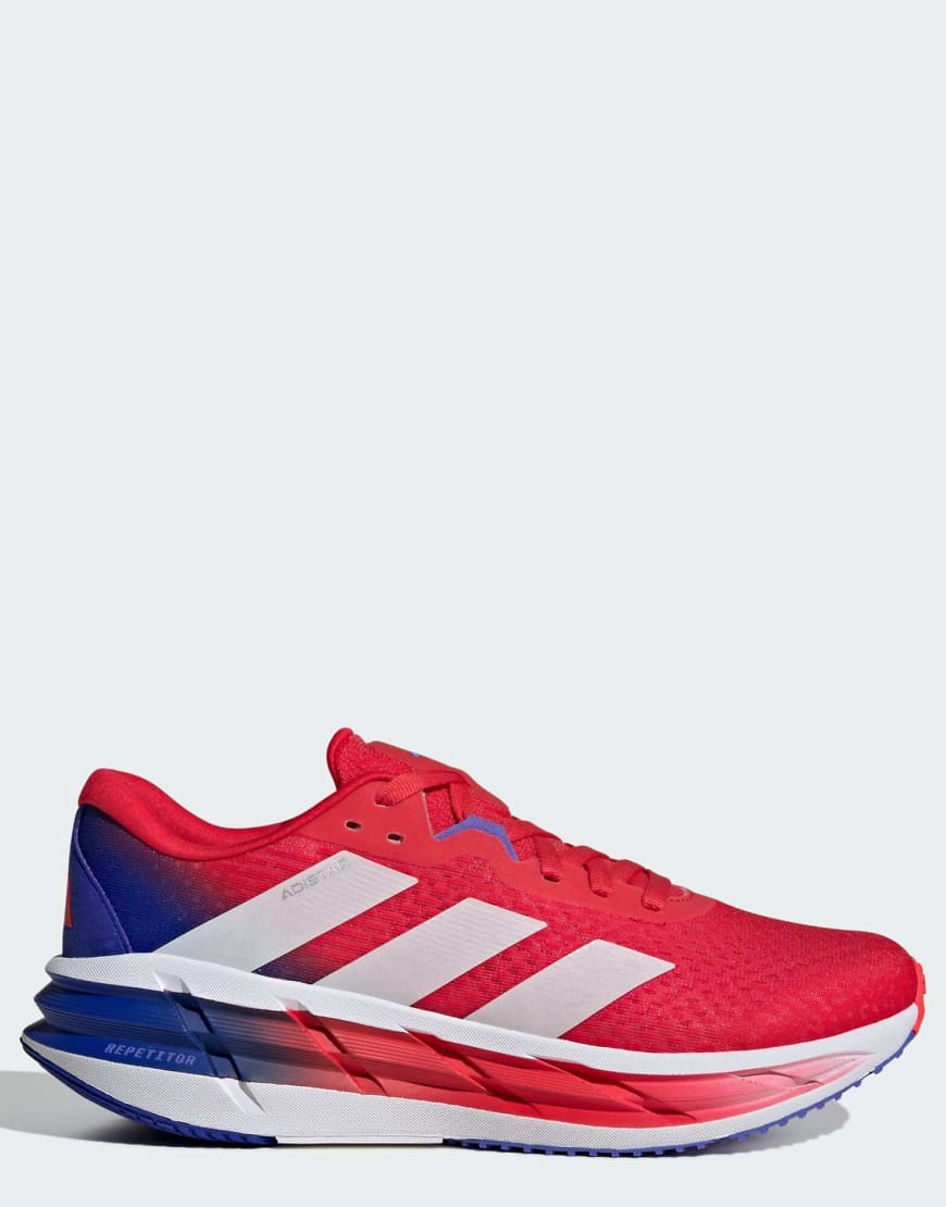 adidas Running - Adistar 3 - Sneaker in Rot und Blau von adidas performance