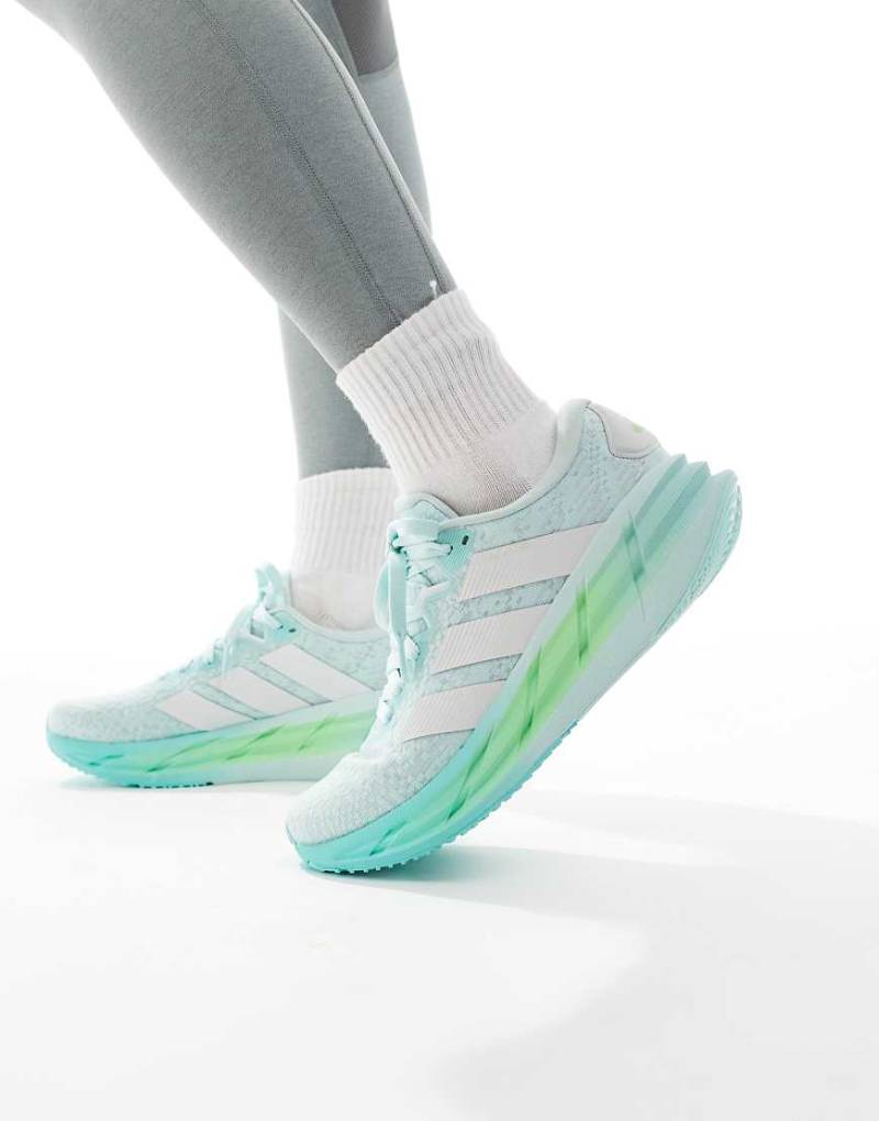 adidas Running - Adistar 4 - Laufschuhe in Halo Mint/Zero Metalic/Limette-Grün von adidas performance
