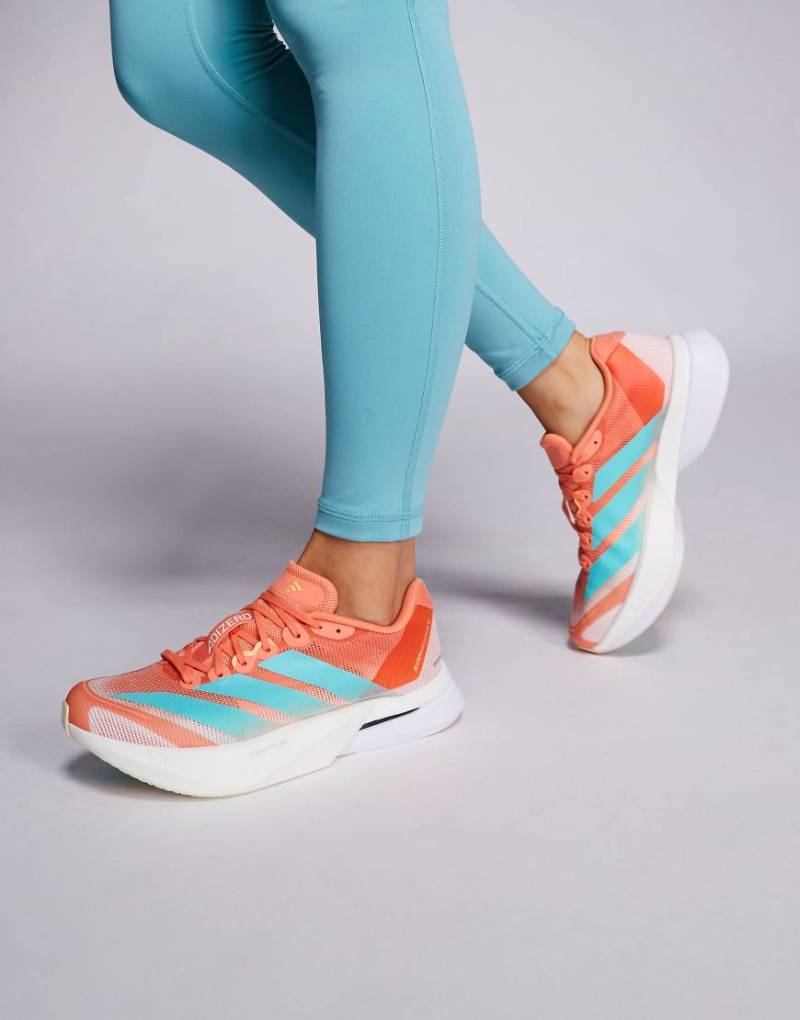 adidas Running - Adizero Boston 13 - Laufschuhe in Orange von adidas performance