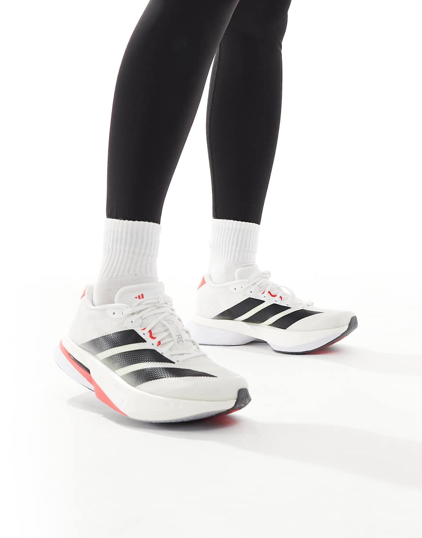 adidas Running - Adizero Boston 13 eqt - Schuhe in Cloud White /Core Black / Luc-Weiß von adidas performance