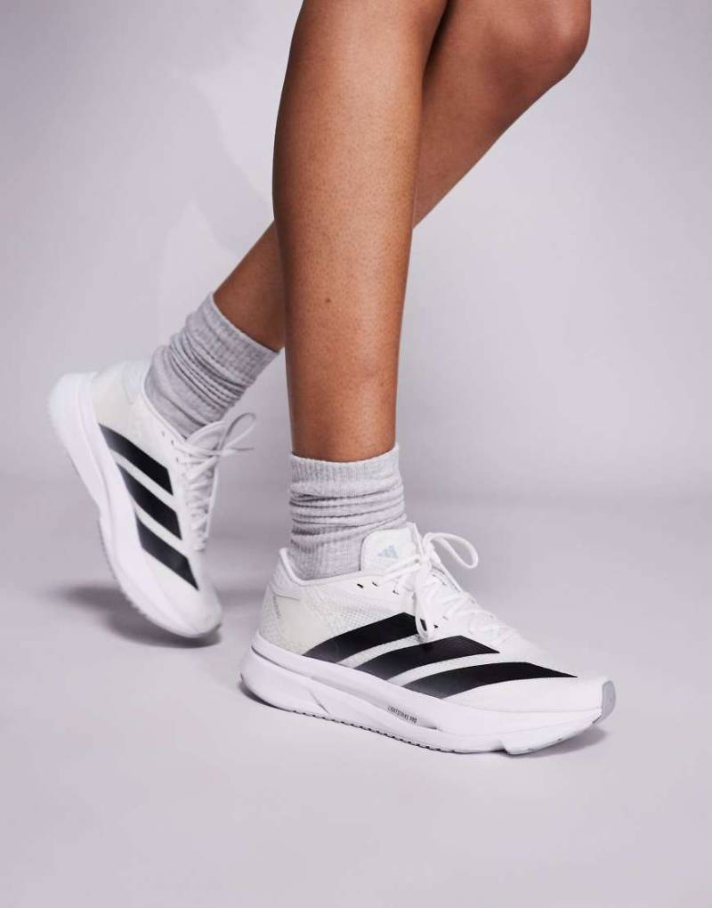 adidas Running - Adizero SL2 - Laufschuhe in Weiß und Schwarz von adidas performance