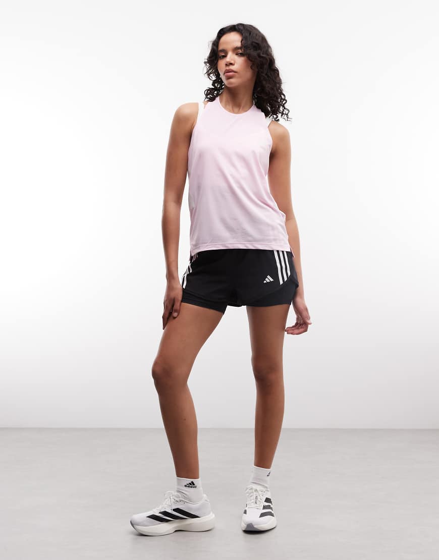 adidas Running - Iconic - Tanktop in Rosa von adidas performance
