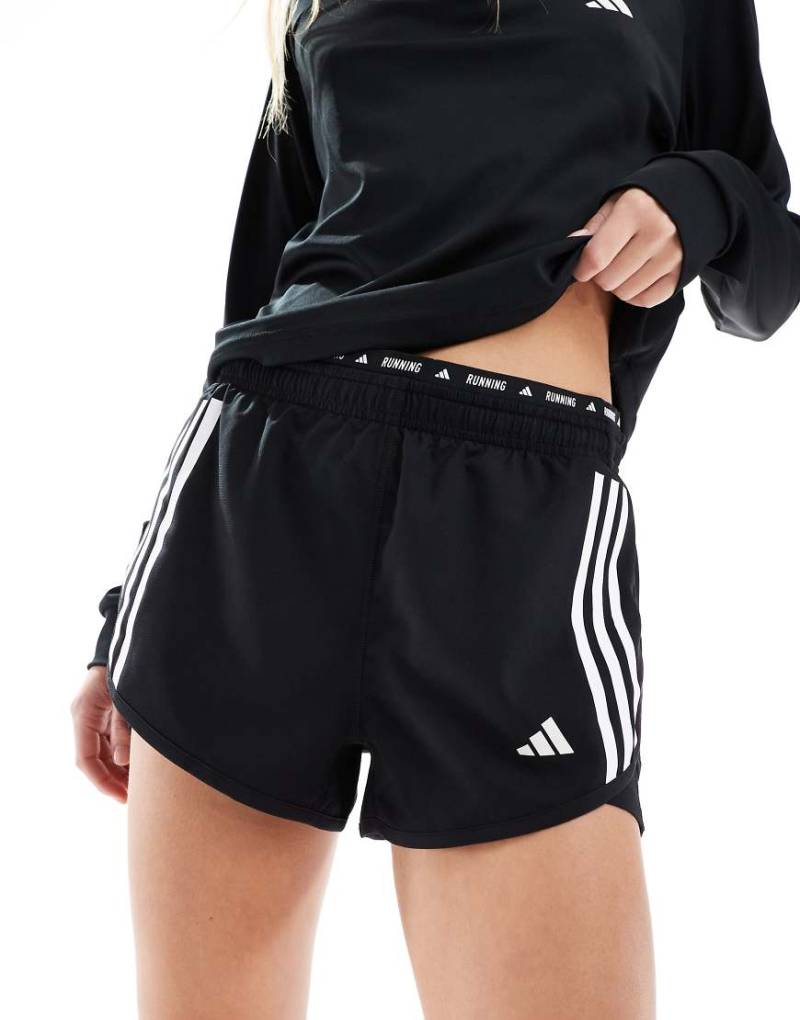 adidas Running - Own The Run - 2 in 1 Shorts in Schwarz von adidas performance