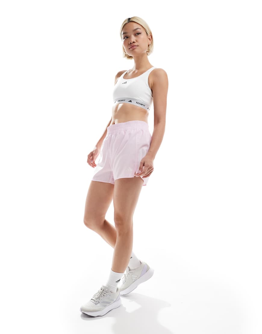 adidas Running - Own The Run - Lauf-Shorts in Babyrosa von adidas performance