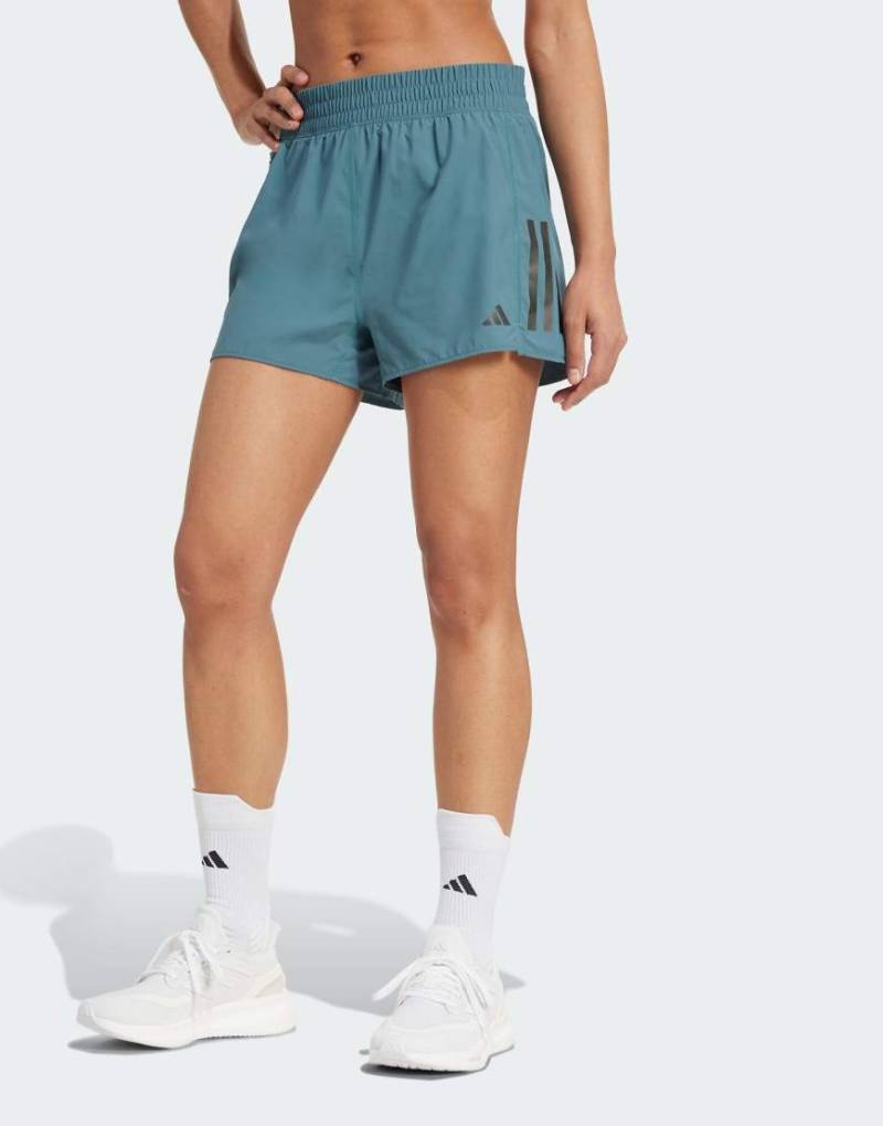 adidas Running - Own The Run - Shorts in Preloved Teal-Blau von adidas performance