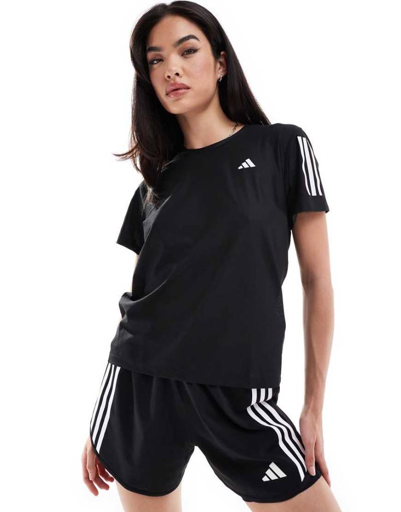 adidas - Running - Own The Run - T-Shirt in Schwarz von adidas performance