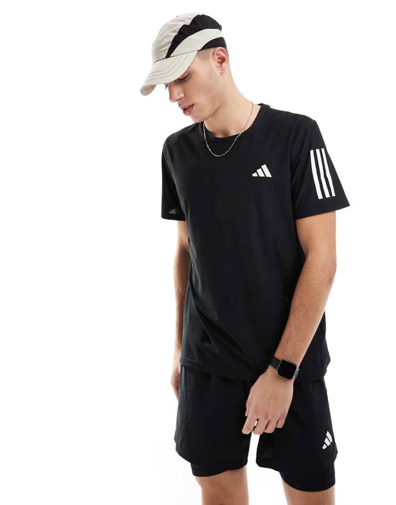 adidas - Running - Own The Run - T-Shirt in Schwarz von adidas performance