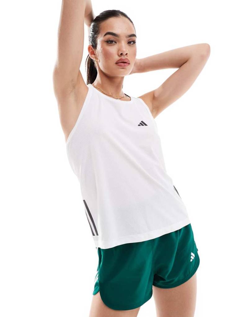adidas Running - Own The Run - Tanktop in Weiß adidas Running - Own The Run - Tanktop in Weiß von adidas performance